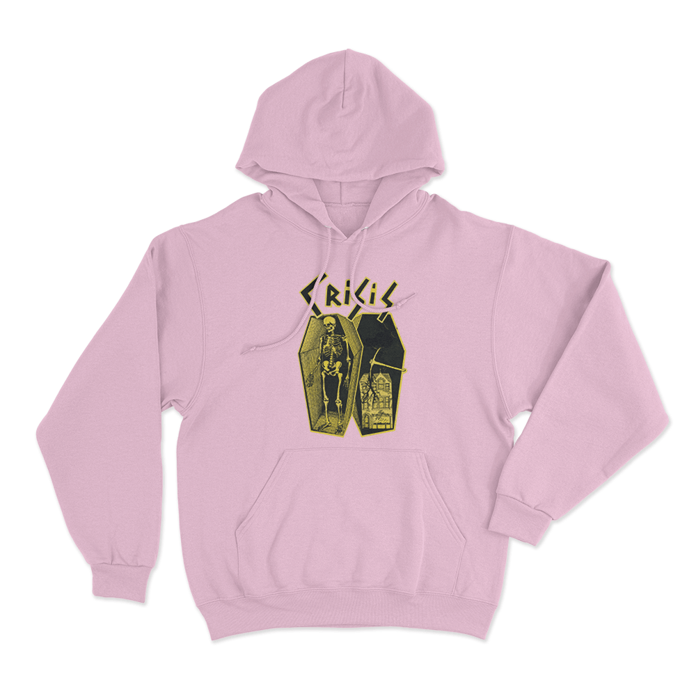 Crisis Unisex Hoodie Pink Crisis Unisex Hoodie Pink