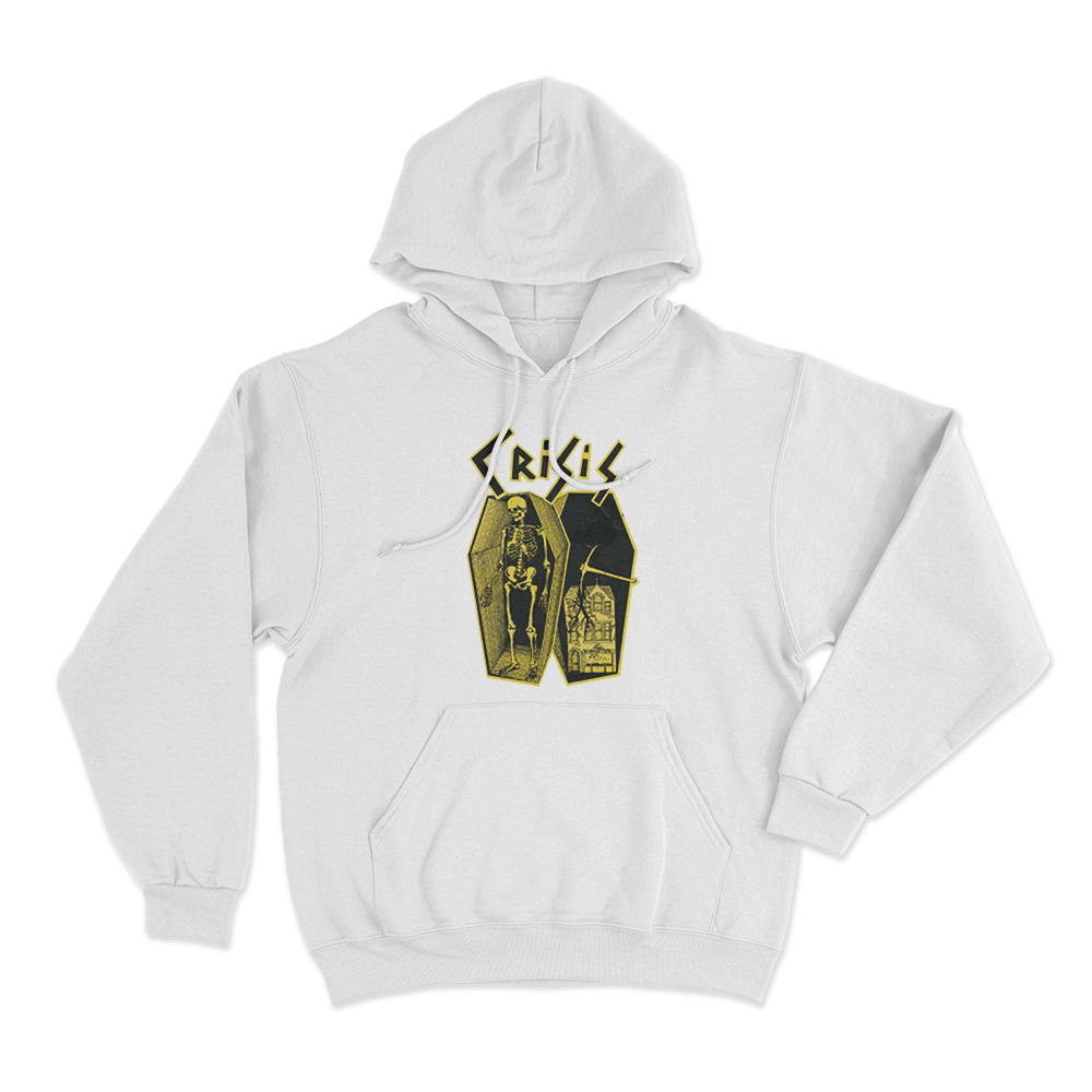Crisis Unisex Hoodie White Crisis Unisex Hoodie White