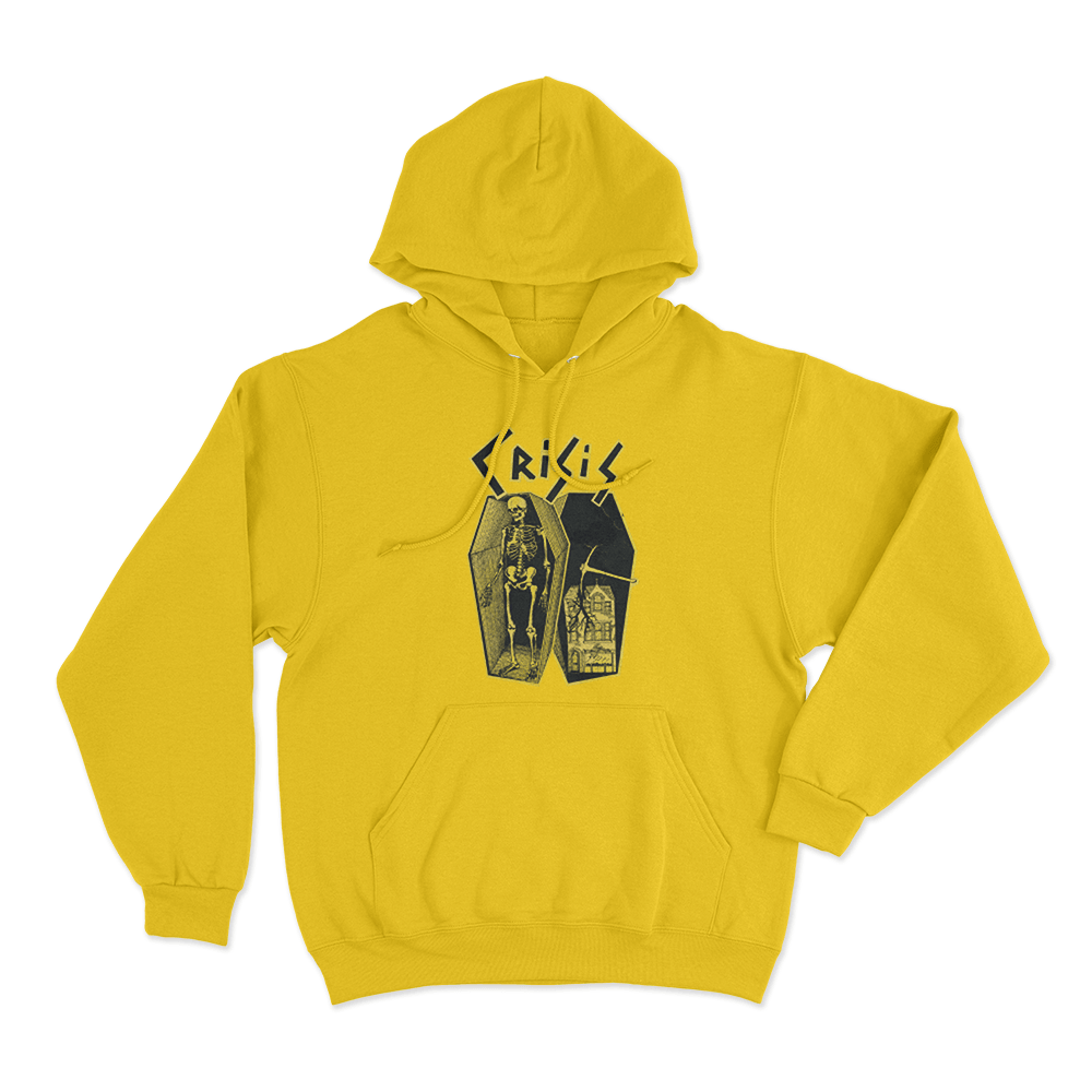Crisis Unisex Hoodie Yellow Crisis Unisex Hoodie Yellow
