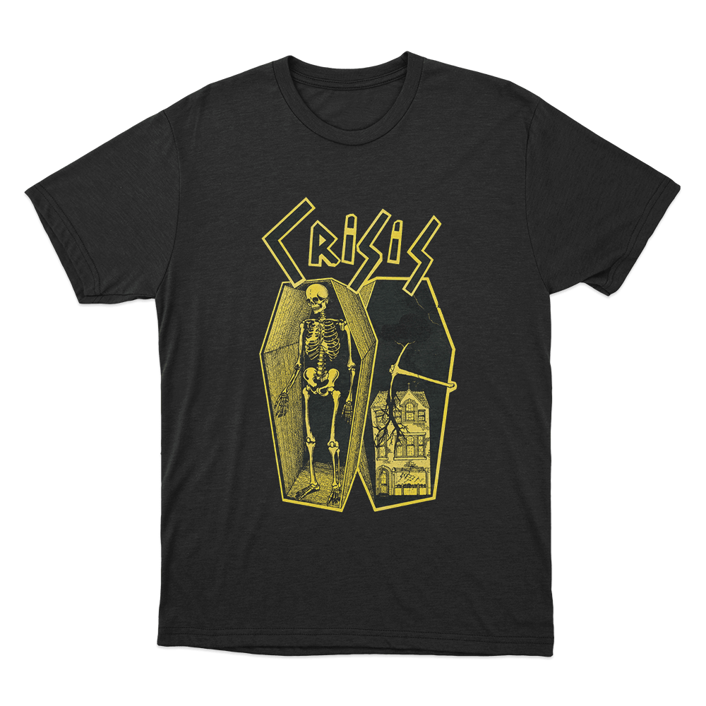 Crisis Unisex T Shirt Black Crisis Unisex T Shirt Black