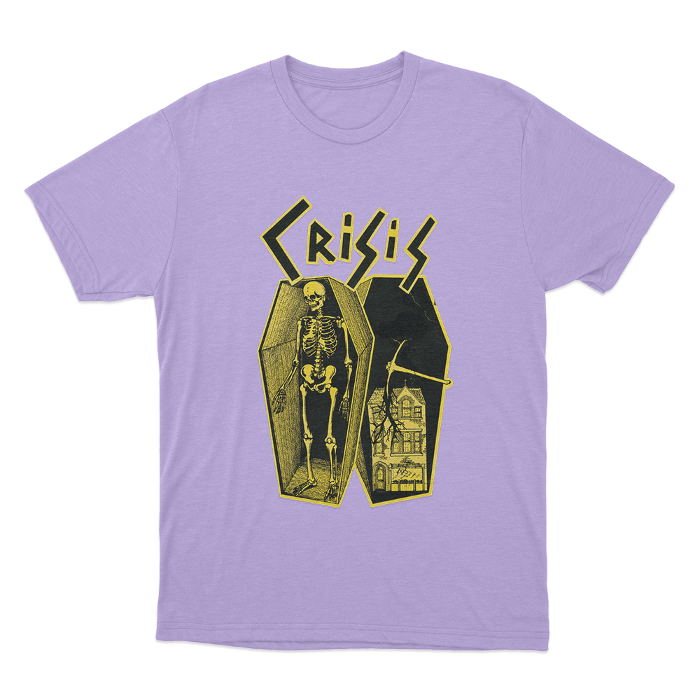 Crisis Unisex T Shirt Purple Crisis Unisex T Shirt Purple