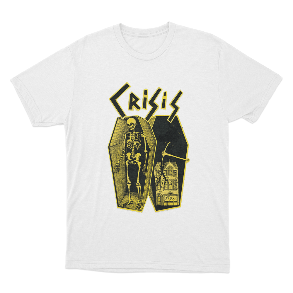 Crisis Unisex T Shirt White Crisis Unisex T Shirt White