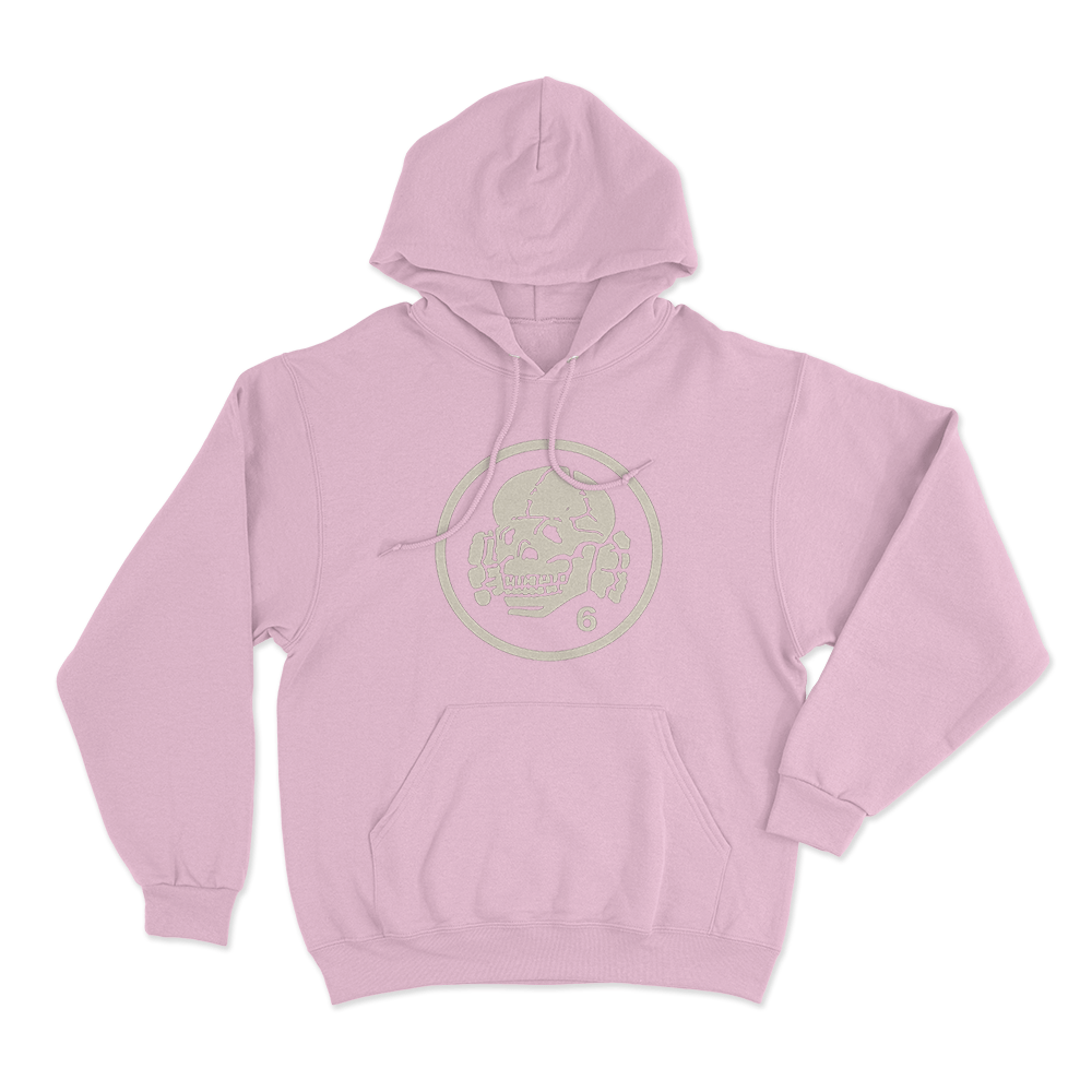 Totenkopf6 Unisex Hoodie Pink Totenkopf6 Unisex Hoodie Pink